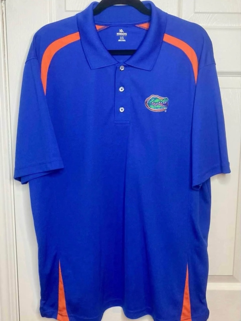 University Of Florida Gators Knights Apparel Antigua Blue Orange Polo Golf Shirt